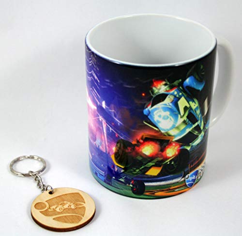 HobbyElx Taza y Llavero Rocket League