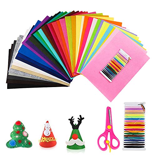 Hoja de Fieltro, SenPuSi Fieltro Manualidades 40 Colores No Tejido Tela de Fieltro Suave Felt Fabric para Patchwork Costura DIY Artesanías de Bricolaje Manualidades (20cm×30cm) Hoja de Fieltro, SenPuSi Fieltro Manualidades 40 Colores No Tejido Tela de Fieltro Suave Felt Fabric para Patchwork Costura DIY Artesanías de Bricolaje Manualidades (20cm×30cm)
