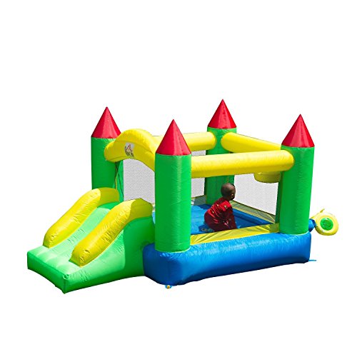 HOMCOM Castillo Hinchable 300x180x160cm Castillos Infantiles Juego Niños de 3 a 10 Años