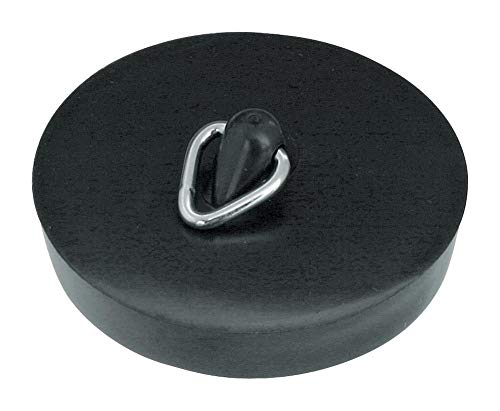 Home Xpert Juego de 2 tapón, abfluß Tapón, con ganchos, negro, disponible en varios tamaños, plástico, 5 cm