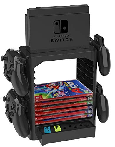 Homebase para Nintendo Switch Bases incl. Cajón, Espacio para el Mando y Juegos