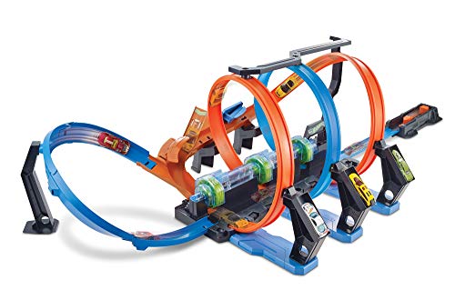 Hot Wheels Triple Looping, pista de coches de juguete (Mattel FTB65) Hot Wheels Triple Looping, pista de coches de juguete (Mattel FTB65)