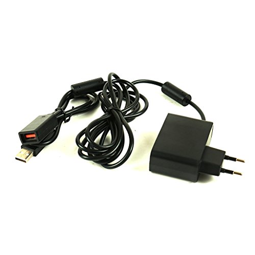 HOTSO Cargador de Xbox 360 Kinect Microsoft AC Adaptador de Corriente Alterna Cable Conector de USB Sensor Repuesto – Enchufe Europeo HOTSO Cargador de Xbox 360 Kinect Microsoft AC Adaptador de Corriente Alterna Cable Conector de USB Sensor Repuesto – Enchufe Europeo