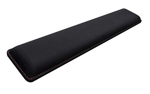 HyperX HX-WR Wrist Rest - Espuma de Memoria, Caucho Negro descansa muñecas (457 x 88 x 22 mm)