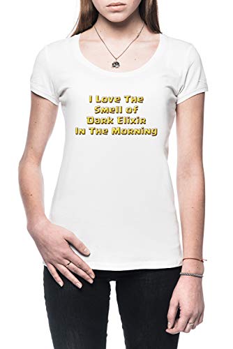 I Love The Smell of Dark Elixir Mujer Camiseta Blanco Tamaño XXL - Women's T-Shirt White