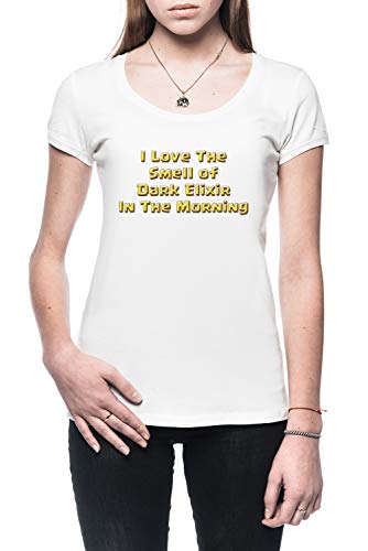 I Love The Smell of Dark Elixir Mujer Camiseta Blanco Tamaño XXL - Women's T-Shirt White I Love The Smell of Dark Elixir Mujer Camiseta Blanco Tamaño XXL - Women's T-Shirt White