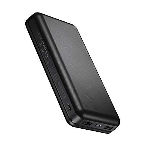 IEsafy Batería Externa 26800mAh Power Bank con 2 Salida y 2 Entrada Cargador Movil Portátil para Xiaomi Redmi Samsung Huawei y más Smartphone