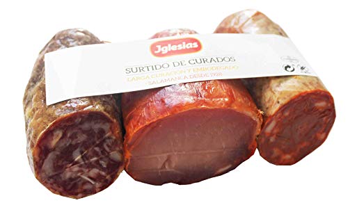 IGLESIAS - Lote Lomo Embuchado, Chorizo Extra y Salchichón Extra de 700g IGLESIAS - Lote Lomo Embuchado, Chorizo Extra y Salchichón Extra de 700g
