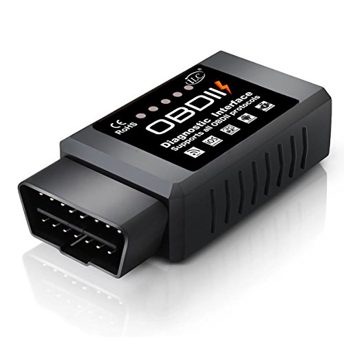 iLC OBD2/EOBD Inalámbrico Coche Código Lector Escanear Herramienta ES OBD2 - Conectado Via WiFi con IOS, Android & Windows - 3000 Código Base de datos - Adecuado por Coche