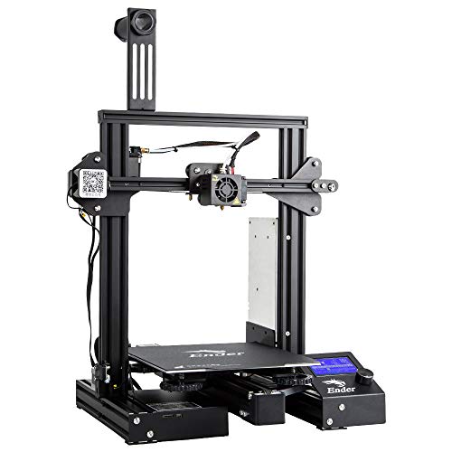 Impresora 3D Creality Official Ender 3 Pro con fuente de alimentación Meanwell y placa magnética flexible, impresión de reanudación de 220x220x250 mm
