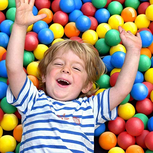 Infantastic Pelotas para niños, Piscina de Bolas Multicolores, 5 Colores, diámetro Aprox. 5,5 cm (100 Bolas) Infantastic Pelotas para niños, Piscina de Bolas Multicolores, 5 Colores, diámetro Aprox. 5,5 cm (100 Bolas)