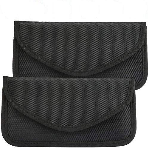 Intbase 2 x Bolsa de Bloqueo de señal de Llave para automóvil Grande, Bolsa antirrobo antibalas, Bolso RFID Faraday Sin Llave para Tarjetas de crédito de, Bloques RFID/WiFi/gsm/LTE Intbase 2 x Bolsa de Bloqueo de señal de Llave para automóvil Grande, Bolsa antirrobo antibalas, Bolso RFID Faraday Sin Llave para Tarjetas de crédito de, Bloques RFID/WiFi/gsm/LTE