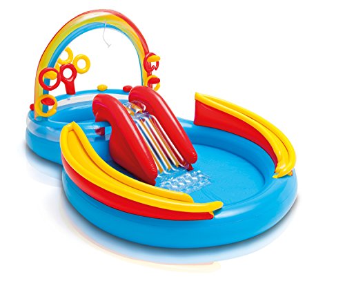 Intex 57453NP - Centro juegos hinchable arcoiris 297 x 193 x 135 cm, 206 y 175 litros Intex 57453NP - Centro juegos hinchable arcoiris 297 x 193 x 135 cm, 206 y 175 litros