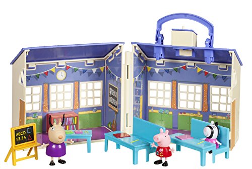 Jazwares 92608 – Peppa Pig – Jardín Infantil con Accesorios, casa de Juegos con 3 Figuras exclusivas Peppa, Zoe Zebra y Madame Gazelle – Juguete Original Peppa para niños a Partir de 2 años Jazwares 92608 – Peppa Pig – Jardín Infantil con Accesorios, casa de Juegos con 3 Figuras exclusivas Peppa, Zoe Zebra y Madame Gazelle – Juguete Original Peppa para niños a Partir de 2 años