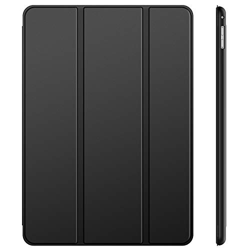 JETech Funda Compatible iPad Pro 12,9 (Modelo 2015 y 2017), Carcasa con Auto-Sueño/Estela, Negro