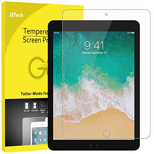 JETech Protector Pantalla iPad Pro 12,9 Pulgadas (2015/2017 Modelo, 1ª / 2ª Generación), Vidrio Templado JETech Protector Pantalla iPad Pro 12,9 Pulgadas (2015/2017 Modelo, 1ª / 2ª Generación), Vidrio Templado