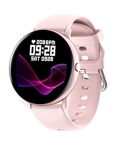JINPX Smartwatch,Reloj Inteligente para Mujer con Termómetro,Recordatorio del Ciclo Fisiologico,Monitor de Frecuencia Cardíaca,Pulsómetro,8 Mode Deporte,Pulsera Actividad Inteligente para Android iOS