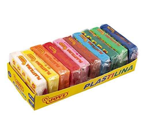 Jovi Pack de 10 plastilinas, colores, 500 Gramos (70/10S)