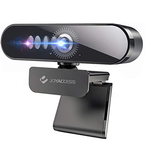 JOYACCESS Webcam con Micrófono,Cámara Web 1080p /30pfs, Webcam USB 2.0, Vista Gran Angular de 120º para Transmisión en Streaming, Conferencias en Zoom, Youtube, Skype, Compatible con Windows, Mac
