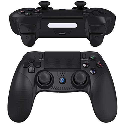 JOYSKY Mando Inalámbrico para Playstation 4,Controlador De Juegos Inalámbrico con Control De Vibración Dual del Motor De Doble Palanca para PS4 (Negro) JOYSKY Mando Inalámbrico para Playstation 4,Controlador De Juegos Inalámbrico con Control De Vibración Dual del Motor De Doble Palanca para PS4 (Negro)