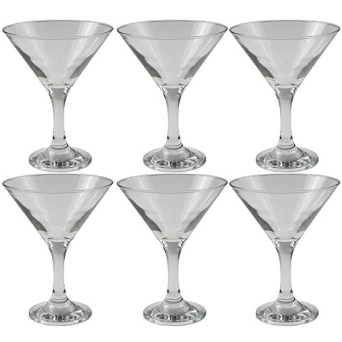 Juego 6 copas martini 190cc Juego 6 copas martini 190cc