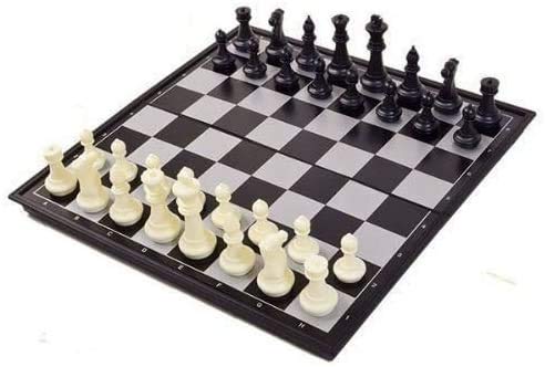 Juego de ajedrez Plegable y fácil de Llevar, Ideal para niños y Adultos. (Grande)