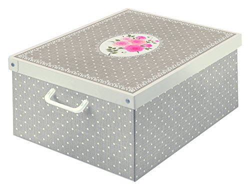 Kanguru Collection Caja de Almacenamiento en cartòn Lavatelli, Lunares, facil Montaje, Resistente, 39x50x24cm, Grande Kanguru Collection Caja de Almacenamiento en cartòn Lavatelli, Lunares, facil Montaje, Resistente, 39x50x24cm, Grande