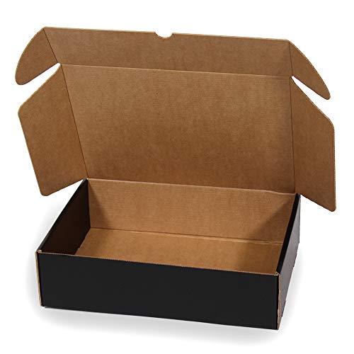 Kartox | Caja De Cartón Negra para Envío Postal | Caja Automontable ideal para Regalo | Caja de Cartón Resistente | Talla L | 30x22x8 | 20 Unidades Kartox | Caja De Cartón Negra para Envío Postal | Caja Automontable ideal para Regalo | Caja de Cartón Resistente | Talla L | 30x22x8 | 20 Unidades