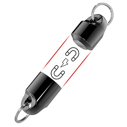 KeySmart MagConnect - Accesorio Instantáneo, Seguro Para Bolsas, Carteras y Correas - Fácil Acceso para Llaves (1 Paquete, Negro)