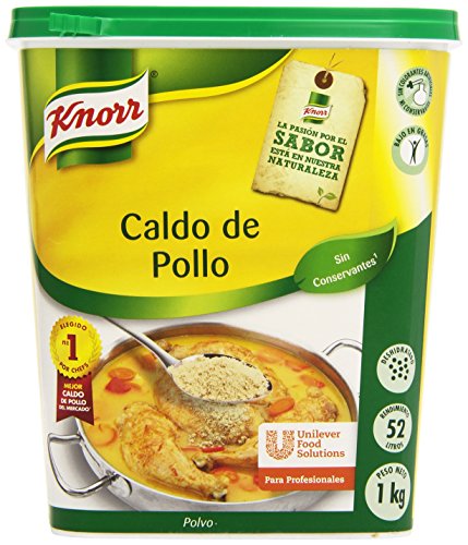 Knorr - Caldo de pollo deshidratado - Polvo - 1 kg Knorr - Caldo de pollo deshidratado - Polvo - 1 kg