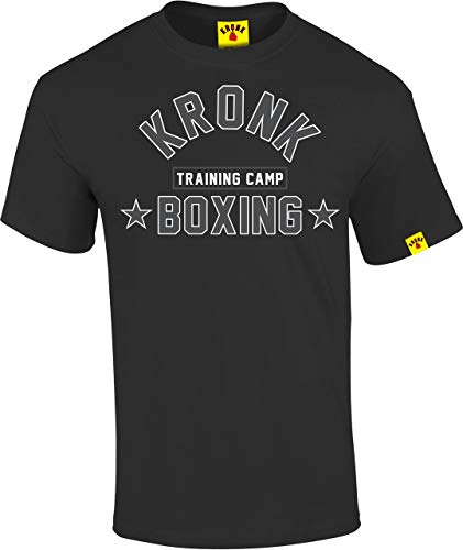KRONK Training Camp Camiseta de Corte Regular para Hombre Negro pequeña KRONK Training Camp Camiseta de Corte Regular para Hombre Negro pequeña