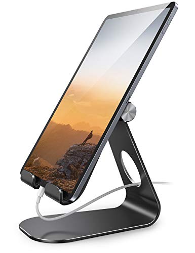 Lamicall Soporte Tablet, Multiángulo Soporte Tablet - Soporte Ajustable para Tablets para 2020 iPad Pro 10.5, 9.7, 12.9, iPad Mini 2 3 4, iPad Air, Air 2, Samsung Tab, iPhone, Otras Tablets - Negro Lamicall Soporte Tablet, Multiángulo Soporte Tablet - Soporte Ajustable para Tablets para 2020 iPad Pro 10.5, 9.7, 12.9, iPad Mini 2 3 4, iPad Air, Air 2, Samsung Tab, iPhone, Otras Tablets - Negro