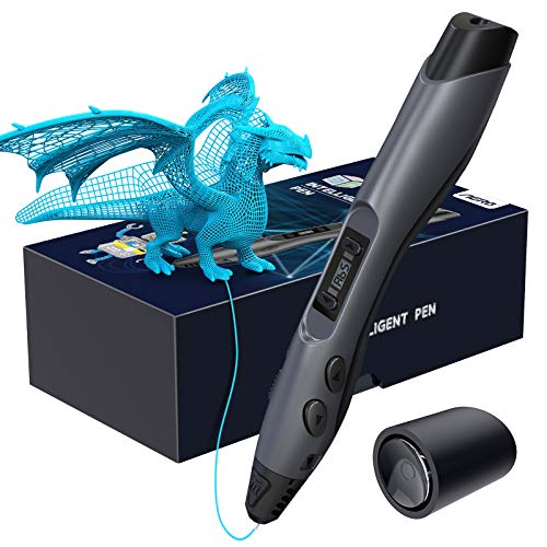 Lápiz 3D con Los Portaplumas, Aerb Auto Pluma 3D OLED Pantalla con 1.75mm Filamento PLA y ABS (Negro) Lápiz 3D con Los Portaplumas, Aerb Auto Pluma 3D OLED Pantalla con 1.75mm Filamento PLA y ABS (Negro)