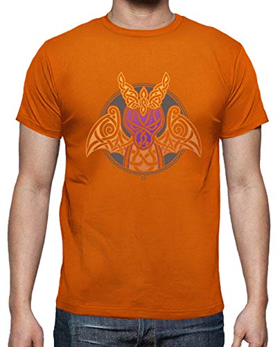 latostadora - Camiseta A Dragons Tale para Hombre Naranja L