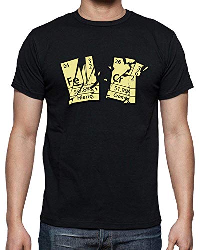 latostadora - Camiseta Cachitos de para Hombre Negro XL