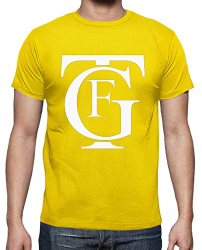 latostadora - Camiseta Gran Teatro Falla 6 para Hombre Amarillo limón S