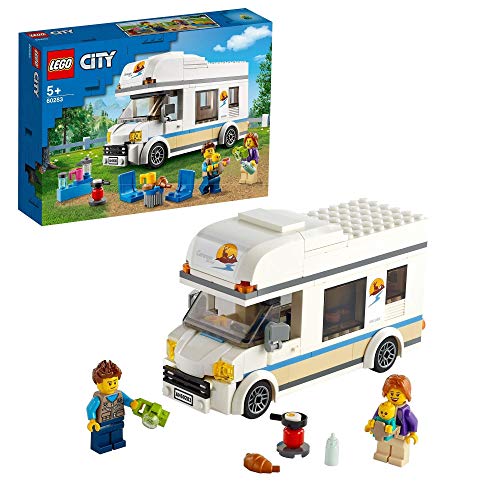 LEGO 60283 City Autocaravana de Vacaciones Juguete de Construcción Veraniego con Motorhome Set