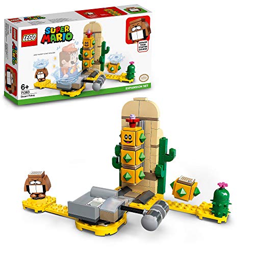 LEGO 71363 Super Mario Set de Expansión: Pokey del Desierto, Juguete de Construcción