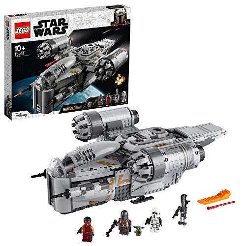 LEGO 75292 Star Wars The Mandalorian Nave Espacial del Cazarrecompensas Juguete con Minifigura del Niño