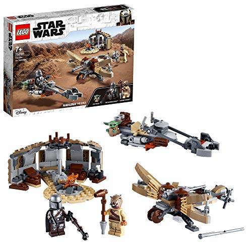 LEGO 75299 Star Wars: The Mandalorian Problemas en Tatooine, Set de Construcción con Figura de Baby Yoda El Niño, Temporada 2