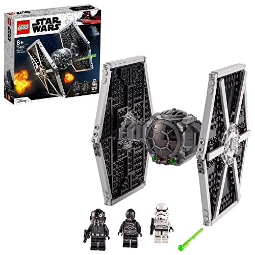 LEGO 75300 Star Wars Caza TIE Imperial, Juguete con Figuras de Stormtrooper y Piloto de la Saga Skywalker