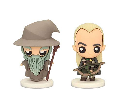 LEGO Gandalf and Legolas Set 2 Pokis Figures Lord of The Rings Official Merchandising Muñecas (Dirac 1)