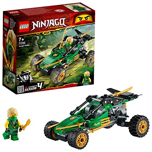 LEGO Ninjago - Buggy de la Jungla, Juguete de Construcción de Coche Ninja, Incluye Minifigura de Lloyd y Varios Accesorios para Recrear sus Aventuras, Set del Torneo de los Elementos (71700)