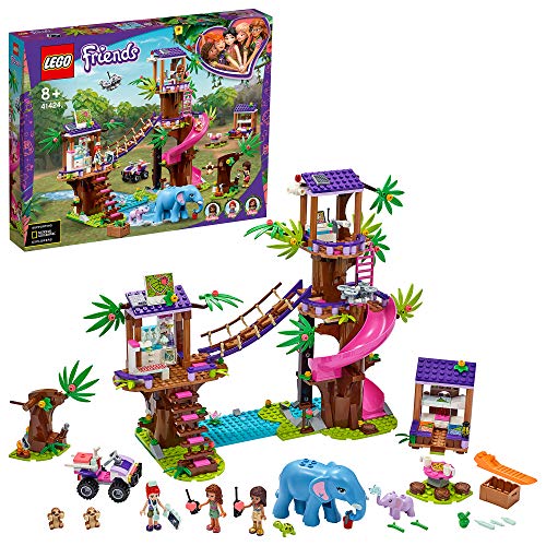 LEGO Pulse Theme Friends Base de Rescate en la Jungla Set con Clínica Veterinaria de Animales en la Casa del Árbol, Multicolor (41424) LEGO Pulse Theme Friends Base de Rescate en la Jungla Set con Clínica Veterinaria de Animales en la Casa del Árbol, Multicolor (41424)
