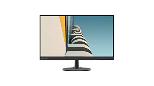 Lenovo C24-25 - Monitor de 23.8" FullHD (1920x1080 pixeles, 16:9, 75Hz, 4ms, 1000:1, Puertos VGA + HDMI, 3 lados, sin bordes) Color Negro