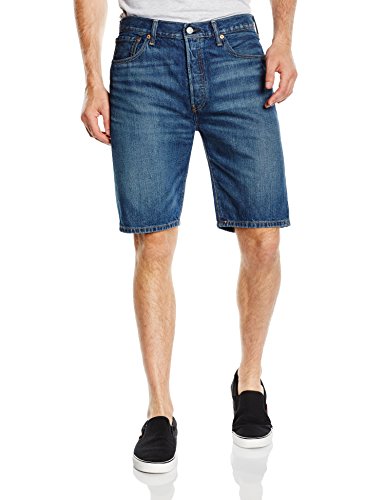 Levi's 501 Hemmed Pantalones Cortos, Azul (Torreon), 31 para Hombre Levi's 501 Hemmed Pantalones Cortos, Azul (Torreon), 31 para Hombre