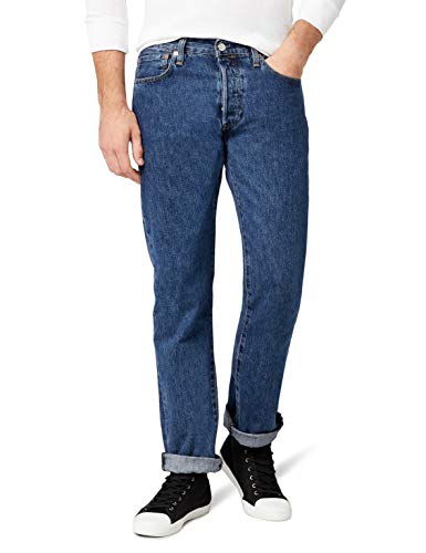 Levi's 501 Original Vaqueros, Stonewash 80684, 36W / 30L para Hombre