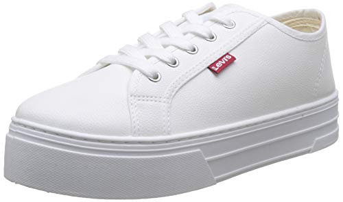 Levi's Tijuana, Zapatillas Mujer, Blanco (Sneakers 51), 40 EU Levi's Tijuana, Zapatillas Mujer, Blanco (Sneakers 51), 40 EU