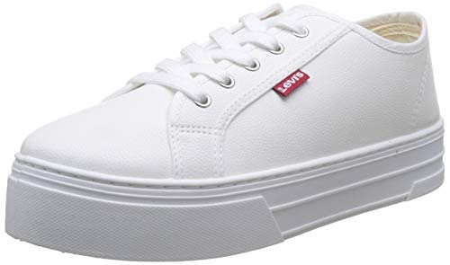 Levi's Tijuana, Zapatillas Mujer, Blanco (Sneakers 51), 40 EU