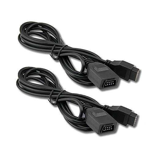Link-e : 2 X extensión de cable para joystick, mando, controller SEGA Megadrive Genesis Master System Link-e : 2 X extensión de cable para joystick, mando, controller SEGA Megadrive Genesis Master System